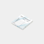 Sticky notes voor bankrekeningen (Schuin)