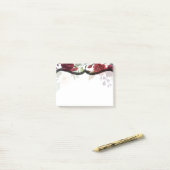 Sticky Notes Witte Rozen Goud Geometrisch (Op bureau)