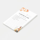 Sticky notitie voor terugkeerbezoek - Ononderbroke Post-it® Notes (Schuin)