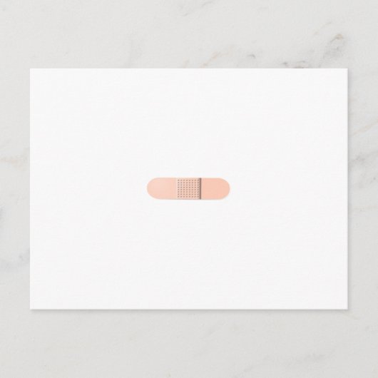 Sticky Plaster Briefkaart (Voorkant)