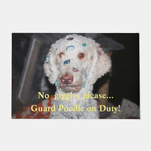 Sticky poodle deurmat