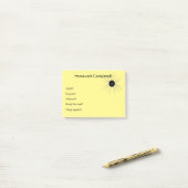 Sticky Postit Note Homework (Op bureau)