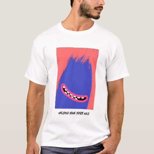 Sticky Red Monster T-shirt (Voorkant)