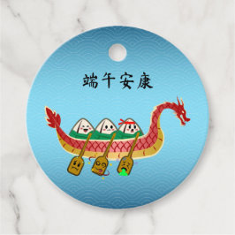 Sticky Rice Dumpling op Dragon Boat Festival Bedankjes Labels