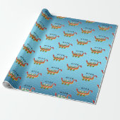 Sticky Rice Dumpling op Dragon Boat Festival Cadeaupapier (Uitgerold)