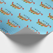 Sticky Rice Dumpling op Dragon Boat Festival Cadeaupapier (Hoek)