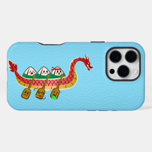 Sticky Rice Dumpling op Dragon Boat Festival iPhone Hoesje (Achterkant horizontaal)
