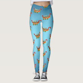 Sticky Rice Dumpling op Dragon Boat Festival Leggings