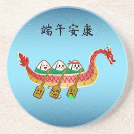 Sticky Rice Dumpling op Dragon Boat Festival Zandsteen Onderzetter