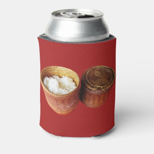 Sticky Rice [Khao Niao] Thai Lao Food Blikjeskoeler (Blikje Achterkant)