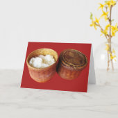 Sticky Rice [Khao Niao] Thai Lao Food Kaart (Gele Bloem)