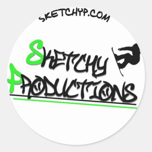 Sticky Ronde Sticker (Voorkant)