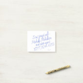 Sticky Scribble Visitekaartje Post-it® Notes (Op bureau)