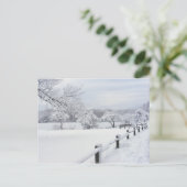 Sticky Snow 7 ~ briefkaart (Staand voorkant)