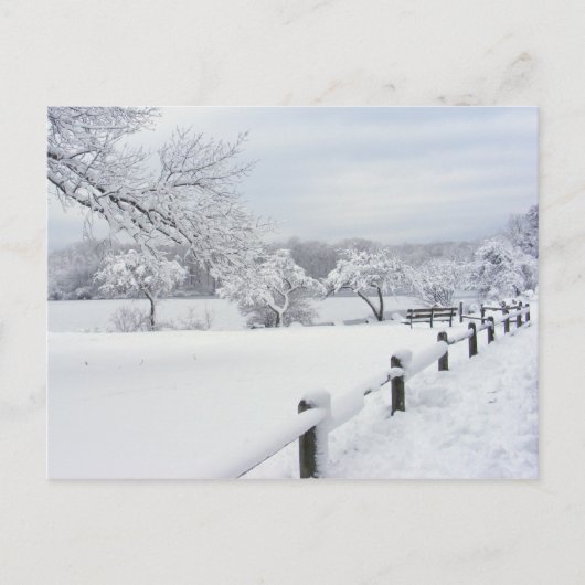 Sticky Snow 7 ~ briefkaart (Voorkant)