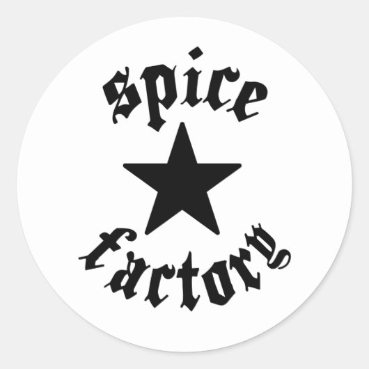 Sticky Spice Ronde Sticker (Voorkant)