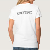 Sticky Tunes | Damenshirt | Rock Style Edition T-shirt (Achterkant)