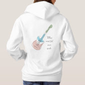 Sticky Tunes | Kaputzenshirt | Let Music Speak Hoo Hoodie (Achterkant)