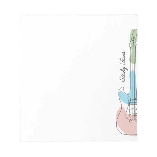 Sticky Tunes | Knooppunt | Laat muziek spreken Notitieblok (Voorkant)