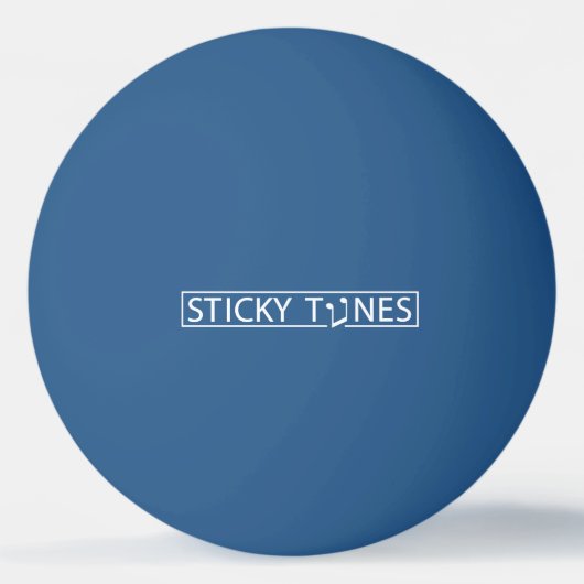 Sticky Tunes | Tischtennisball Pingpongbal (Voorkant)