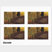 Sticky visitekaartje Grimshaw Stapleton Park Rechthoekige Sticker (Vel)