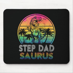 Stief Dadsaurus Dinosaur Stief Dad Saurus Familie  Muismat
