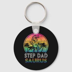Stief Dadsaurus Dinosaur Stief Vader Saurus Famili Sleutelhanger