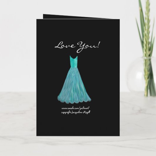 STIEFDOCHTER - de Ondergeschikte TURKOOISE Kleding (Achterkant)