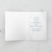 Stiefdochter Religieus 21e Verjaardag Handgetekend Kaart (Binnen)