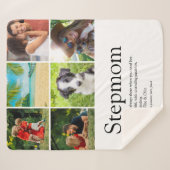 Stiefmoeder Bonus Moeder Definitie 6 Foto Collage Sherpa Deken (Voorkant (horizontaal))