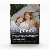 Stiefmoeder Definitie van de Wereld's Beste Stiefm Fotoblokken (Voorkant)