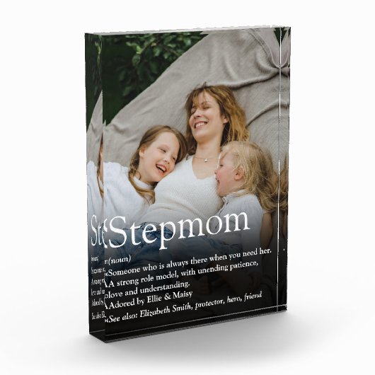 Stiefmoeder Definitie van de Wereld's Beste Stiefm Fotoblokken (Links)