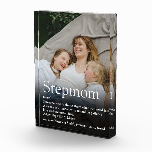 Stiefmoeder Definitie van de Wereld's Beste Stiefm Fotoblokken (Rechts)