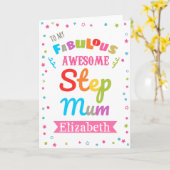 Stiefmoeder kaart (Gele Bloem)