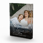 Stiefmoeder Modern Elegaant Schrift Fotoblokken (Rechts)