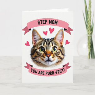 Stiefmoeder Purrfect Tabby Kat Kaart