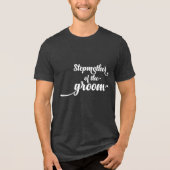 Stiefmoeder van de bruidegom Tri-Blend shirt (Voorkant)