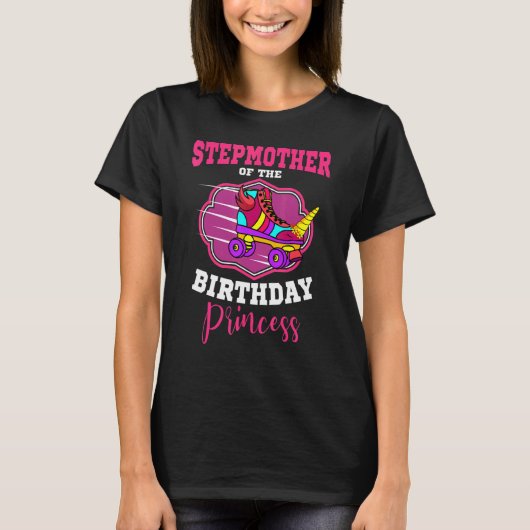stiefmoeder van de verjaardagsprinses roller Schaa T-shirt (Voorkant)