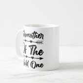Stiefmoeder van de Wild One Moederdag Koffiemok (Voorkant links)