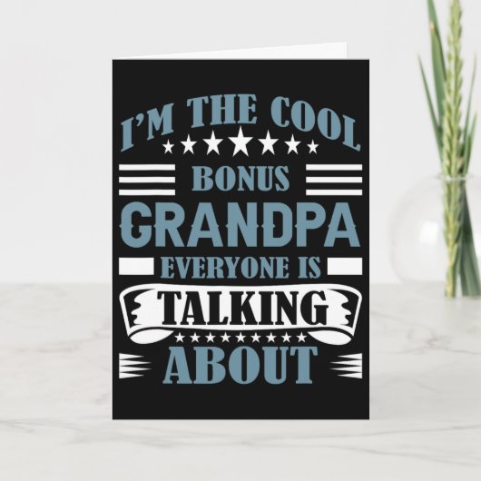 Stiefopa Bonus Opa Opa's Dag Kaart (Voorkant)