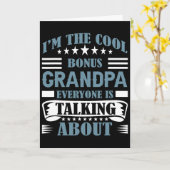 Stiefopa Bonus Opa Opa's Dag Kaart (Gele Bloem)