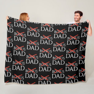 Stiefvader Adoptie BONUS VADER Vaderdag Fleece Deken