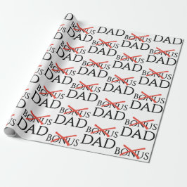 Stiefvader Adoptie EXTRA VADER Vaderdag Cadeaupapier