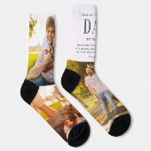 Stiefvader Citaat | Drie Foto Collage  Sokken (Rechts)