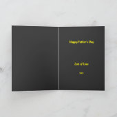 Stiefvader citaat Vaderdag Kaart (Binnen)