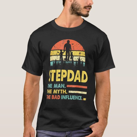 Stiefvader De Man De Mythe De Slechte Invloed Vade T-shirt (Voorkant)