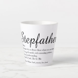 Stiefvader Definitie Chic Script Leuk Latte Mok