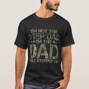 Stiefvader die stapte Amerikaanse Camo T-shirt