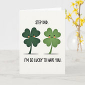 Stiefvader kaart met Lucky Clover (Gele Bloem)