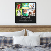 Stiefvader Oom Definitie 6 Foto Pret Zwart Canvas Afdruk (Insitu (Slaapkamer))